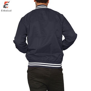 Chaquetas de Béisbol de Lana Delgada Personalizadas de Alta Calidad, Última Moda, Diseño de Cuello Alto con Letras Universitarias para Invierno - Product Image 2