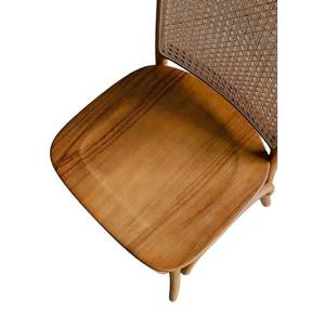 Silla de Comedor Moderna Minimalista de Madera Maciza Resistente para Apartamento, Hotel, Restaurante y Uso Comercial, Muebles de Interior - Product Image 4