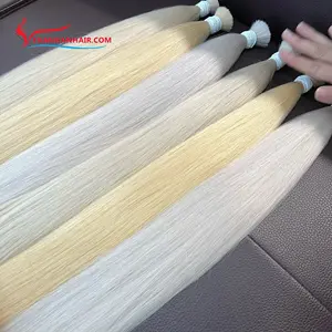 Großhandel Virgin Hair Vendors Vietnam esische Haar verlängerungen, Günstige Blonde Bulk Hair Bundles für Friseure und Salons