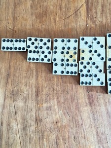 Vintage <b>Domino</b> Set nTimeless Craftsmanship Endless Fun by crescent crafts - Product Image 3