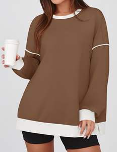 Ropa de calle de otoño e invierno acepta OEM de punto ecológico bordado Logo transpirable Yoga gimnasio entrenamiento sudadera - Product Image 5