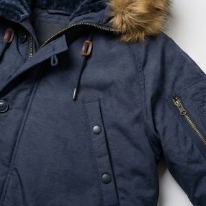 เสื้อแจ็คเก็ตพาร์กาคลาสสิกสำหรับผู้ชาย คอตั้ง ปรับแต่งได้ พรีเมียม เสื้อโค้ทกันหนาว กันลม อุ่นสบาย - Product Image 5