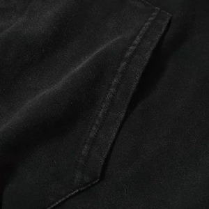 เสื้อสวมหัวมีฮู้ดพิมพ์ลายตัวหนังสือมีกระเป๋าแบบวินเทจ - Product Image 6