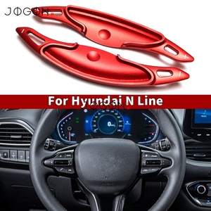 Para Hyundai <span class=keywords><strong>Kona</strong></span> N I30 N Elantra N 2021 2022 2023 2024 2025 aleación de aluminio volante Paddle Shifter Trim Interior - Product Image 2
