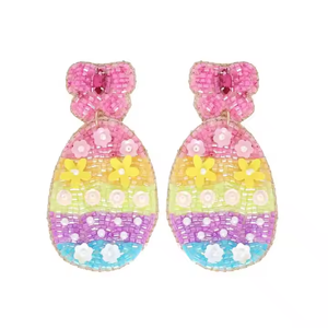 Nuevos pendientes bordados con cuentas de moda, joyería hecha a mano para mujeres y niñas, calidad de exportación del exportador de la India - Product Image 4