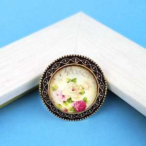 Tip Top Fashions Adjustable Floral <b>Finger</b> <b>Ring</b> Antique Gold Plated 1505548 Model - Product Image 1