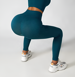 Leggings de Yoga de Cintura Alta sin Costuras para Mujer, Marca Personalizada OEM ODM, Ropa Deportiva, Leggings de Yoga Ligeros - Product Image 3