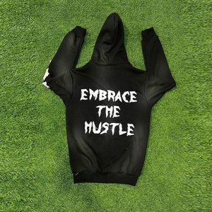 Venta caliente 2025 Artículo de marca Los hombres usan un chándal desgastado Traje de moda con clase 2 piezas Hombres Lavado ácido Jogging Set - Product Image 4