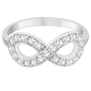 แหวนทองคำขาว 14k ลายบิดเกลียว ประดับเพชร 0.50 กะรัต ฝังแบบ Pave ชุบทองคำชมพู สไตล์ลำลอง ทันสมัย รับรองโดย IGI - Product Image 2