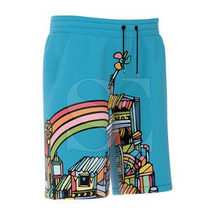 Nouvelle arrivée de shorts légers pour hommes personnalisable sublimation décontracté vente en gros toile tissu OEM non-tissé méthode de tissage - Product Image 2