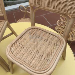 Nouvelle chaise en rotin de style moderne pour enfants meubles de maison en osier en bois pour le salon chambre à coucher hôtel parc usage extérieur - Product Image 4