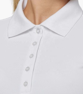 Polo blanc pour femmes, vente en gros, bonne élasticité, équitation - Product Image 5
