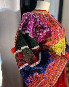 Robe de fête et de mariage afghan en velours afghan fait à la main traditionnel brodé pour femmes robe tribale taille personnalisée robes pour femmes à vendre 104 - Product Image 5