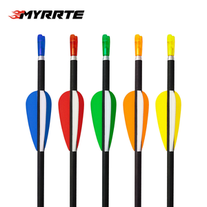 ลูกศรคาร์บอนไฟเบอร์ปรับแต่งได้4.2มม. 31 "1.75" หยดน้ำเหล็กการยิงธนูกลางแจ้ง - Product Image 3