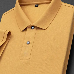 Golf de alta calidad para hombre para camisa sublimación personalizada secado rápido antiarrugas transpirable algodón/fibra de bambú hecha de punto - Product Image 4