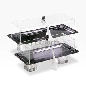 ถาดอะคริลิคทรงเนยพร้อมลูกบอลโครเมียม เหมาะสำหรับใส่ช็อกโกแลตพรีเมียม - Product Image 2