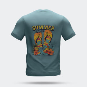 Venta al por mayor de lujo de calidad 100% de microfibra de algodón camisetas diseño de hombro caído para hombres y mujeres logotipo personalizado en tela de punto DTF - Product Image 3