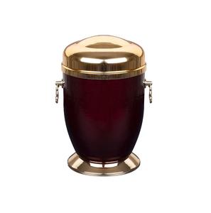 Urna de cremación de acero y metal de hierro con acabado Gris, recuerdo tradicional, contenedor de cenizas humanas, suministros funerarios de bajo precio - Product Image 5