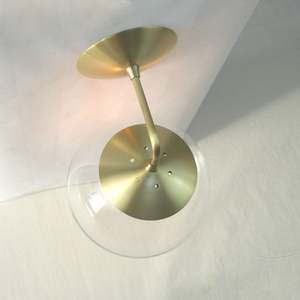 Nauticaz CLEAR 6 "แก้วลูกโลกที่ทันสมัยกลางศตวรรษโคมไฟติดผนังแบบโบราณ - Product Image 5