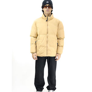 Veste pour hommes avec poche zippée avec col bouffant design personnalisé logo vente en gros veste bulle à prise élastique extrêmement chaude en hiver - Product Image 1