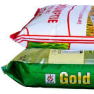 定制设计PP编织米袋，带凹版印刷，用于农业用途和真空存储大米包装袋塑料袋