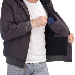 Veste de sport varsity haut de gamme pour homme, tissée, respirante, imperméable, coupe-vent, avec fermeture éclair frontale, idéale pour l'entraînement en extérieur - Product Image 1