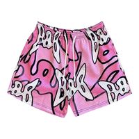 Maillot de basketball respirant à double couche en mesh, anti-plis, avec poches zippées, design personnalisé par sublimation, style urbain