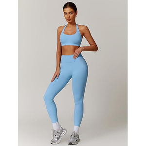 Conjuntos de Yoga de Entrenamiento Reversibles de 2 Piezas, Transpirables, Ligeros, Elásticos, Ecológicos, Cómodos y Deportivos - Product Image 4