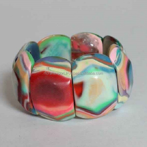 Bracelet à breloques de mode en résine de meilleure qualité pour les fêtes à la maison Prix de gros de l'Inde RF Crafts - Product Image 3