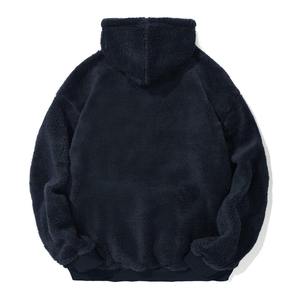 Customized Design Men's <b>Sherpa</b> Fleece <b>Hoodie</b> Comfortable Pullover Cold Weather Street Style Hooded - Product Image 5