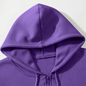 Pull pour hommes, sweat à capuche solide surdimensionné léger Y2K sweats à capuche à manches longues automne hiver hauts - Product Image 5