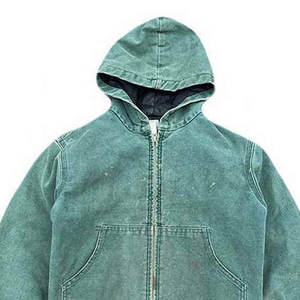 เสื้อฮู้ดผ้าซักกรดแบบสวมหัวผ้าฝ้าย100% สำหรับผู้ชายเสื้อมีฮู้ดโอเวอร์ไซส์น้ำหนักเบา - Product Image 3