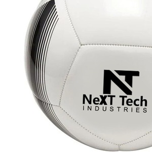 Ballon de football d'entraînement Next Tech Industries en matériau PU pour l'entraînement avec un design personnalisé et un logo personnalisé - Product Image 4