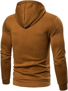 Latest <b>Design</b> New Casual Wear Men's Hoodies Embroidered Logo Panel Hoodie With Ribbed Sleeves - Product Image 4