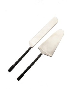 Best Price Handmade Twisted Handle Stainless Steel <b>Cake</b> <b>Tools</b> Set With Silver Polished Wedding <b>Cake</b> Server Sets - Product Image 2