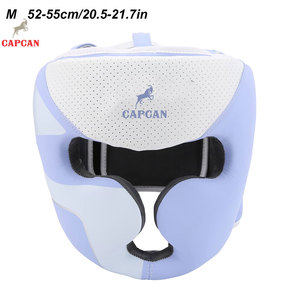 Protège-tête de boxe en cuir avec rembourrage doux et coutures durables, ajustement réglable, léger et écologique, protection de sécurité - Product Image 2