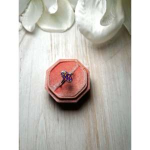 Navajo-Made Rhodium-Plated Opal and Sterling <b>Silver</b> Statement <b>Ring</b> Dainty Fine Jewelry for Everyday Wear - Product Image 3