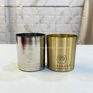 Tarro de vela personalizado de forma redonda hecho de metal puro utilizado para la decoración del hogar con logotipo personalizado que lo hace más atractivo - Product Image 6