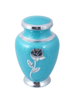 Urne funéraire gravée en argent rose pour cendres humaines Urne funéraire adulte fabriquée à la main-Grande urne funéraire pour cendres humaines - Product Image 5