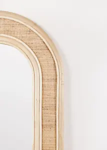 La mejor opción de espejo de ratán decorativo espejo de mimbre decoración espejo para decoración de dormitorio hecho en Vietnam al por mayor - Product Image 3