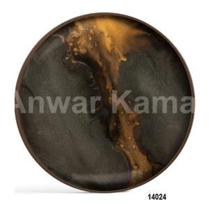 Placa de vela de aluminio plateado martillado al por mayor con pulido brillante - Product Image 4