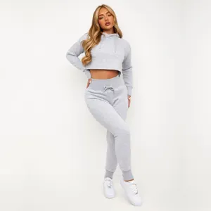 Plus Size Casual Outfits Set, Women's Plus Cross Print Round Neck  Drawstring Crop Tank Top & Ribbed Leggings Outfits Two Piece Set