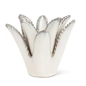 Handmade Premium Bamboo Candle Holder for Religious Activities and Christmas Home Decor with Cut-Out Patterns by Zahid Exports - Product Image 1