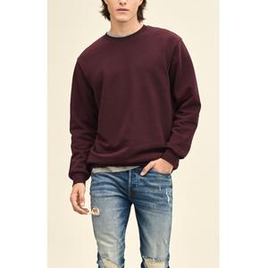 Suéter para hombre, sudadera ajustada, informal, deportiva, personalizada, OEM, costilla, dobladillo, prenda teñida, tejido de punto de poliéster y algodón de BD - Product Image 6