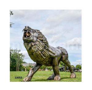 Escultura de elefante de jardín púrpura más vendida, escultura de elefante de Metal de alta calidad para jardín, patio, parque, decoración de Patio - Product Image 5