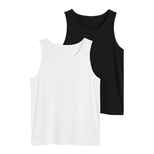 Camisetas de Tirantes para Hombre a Precio Competitivo, Sólidas, Sin Mangas, Cómodas, Chaleco, Ropa con Elasticidad Moderada para Hombre, Fabricante - Product Image 1