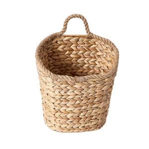 Natural Woven Water Hyacinth Medium <b>Wall</b> <b>Basket</b> Handmade Storage <b>Basket</b> Wholesale eco-friendly Made in Vietnam - Product Image 6