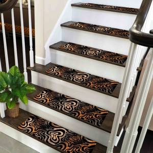 Alfombra Impresa - Alfombra Moderna Antideslizante para Decoración de Escaleras, Goblen - Product Image 2