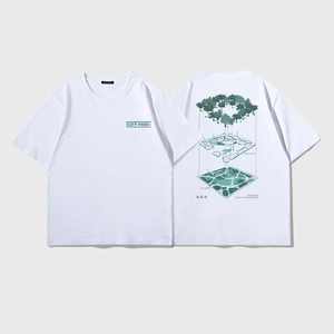 Camiseta de manga corta de estilo informal para hombre con estampado de la mejor oferta 100% algodón de alta calidad nuevo estilo de moda - Product Image 2