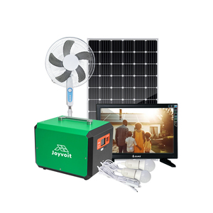 Nhỏ gọn năng lượng mặt trời hệ thống đèn 80 Wát đầy đủ năng lượng mặt trời hệ thống điện nhà <span class=keywords><strong>Kit</strong></span> với DC TV và fan đối với trang chủ ở Châu Phi hoặc đảo - Product Image 1